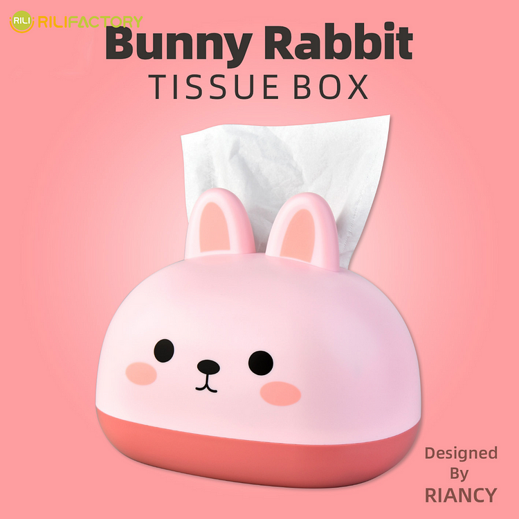 Cartoon Bonny Bunny Tissue Box Rilifactory