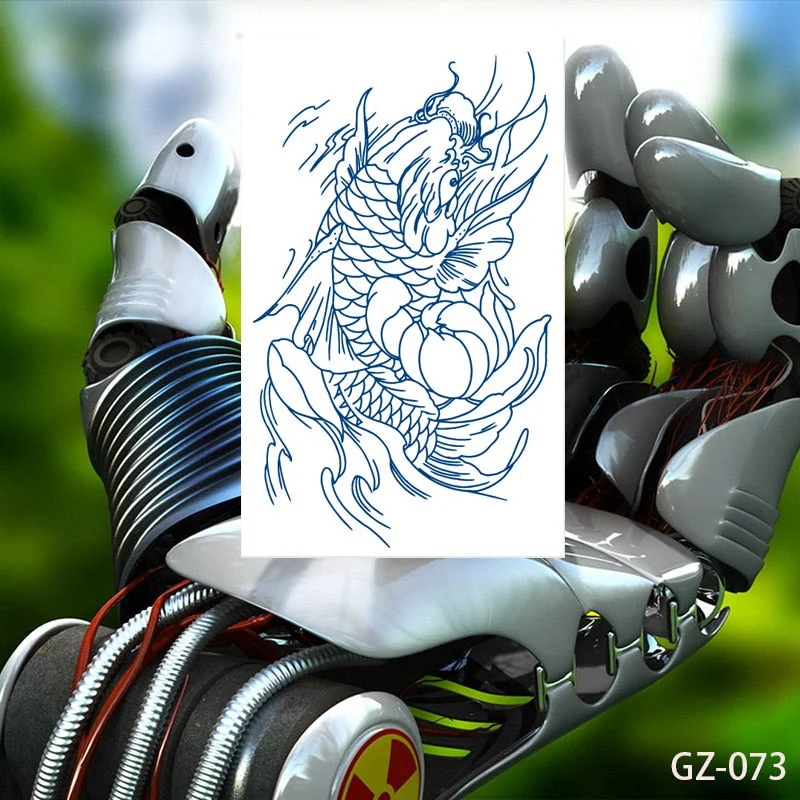 Temporary Waterproof Tattoo Stickers Butterfly Deer Rabbit Flower Juice Ink Lasting Boy Girl Chest Neck Hand Fake Bracelet Tatoo