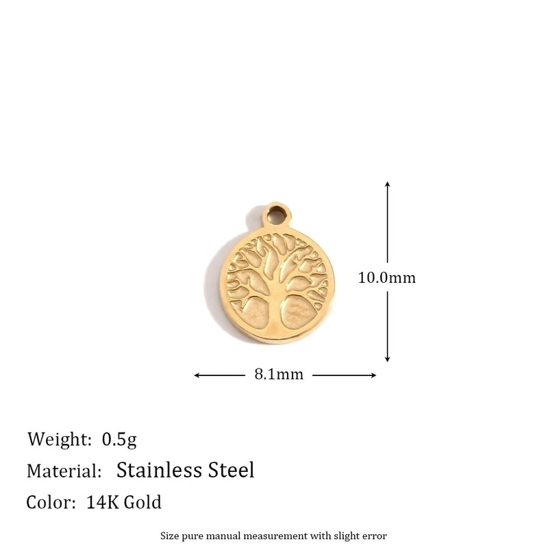 1 Piece 304 Stainless Steel 14K Gold Plated Geometric Jewelry Accessories Pendant