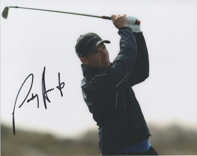 *PADRAIG HARRINGTON*SIGNED*AUTOGRAPHED*Photo Poster painting*GOLF*PGA*PGA TOUR*COA*8 X 10