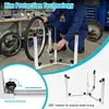 [US Local Warehouse] Bike Wheel Truing Stand Rotating Design Bicycle Wheels Weaving Stand Foldable Bike Hub Spokes Braiding Table for Bike Mechanics and DIY Enthusiasts