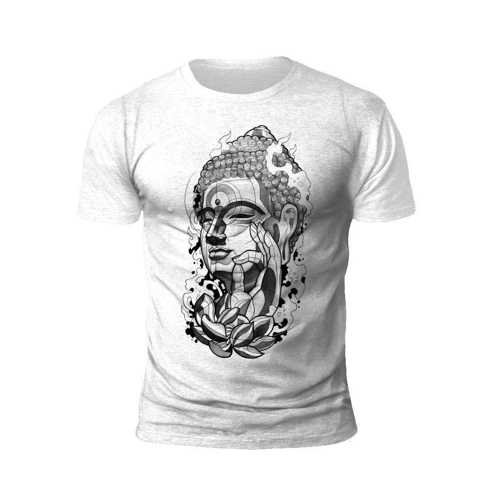 Tranquil Buddha: Zen Art T-Shirt