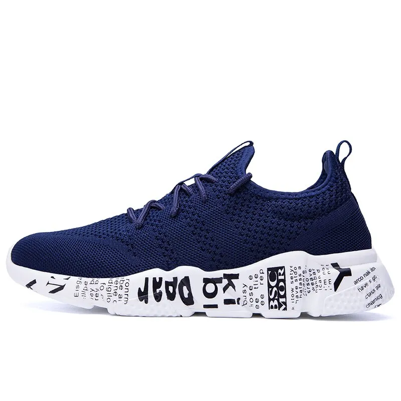 Men Walking Shoes Lightweight Breathable Sneakers 2021 Summer Men Casual Shoes Large-sized Flats Slip-on Sneakers Men Shoes