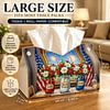 Large Size DIY God Bless America Diamond Painting Tissue Box