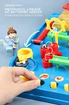 Desktop Maze Game, Plastic Maze Puzzle Game Parent Child Interaction Color Awareness 8 Barriers For Bedroom