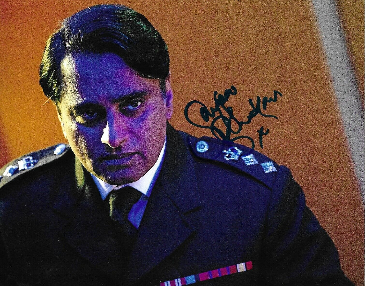 Sanjeev Bhaskar Signed Doctor Who 10x8 Photo Poster painting AFTAL