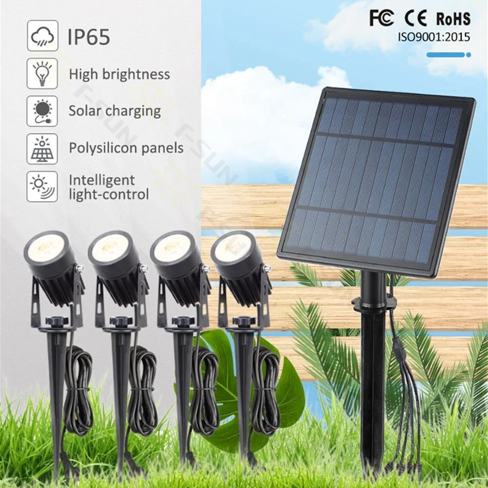 Solar Powered Spotlight