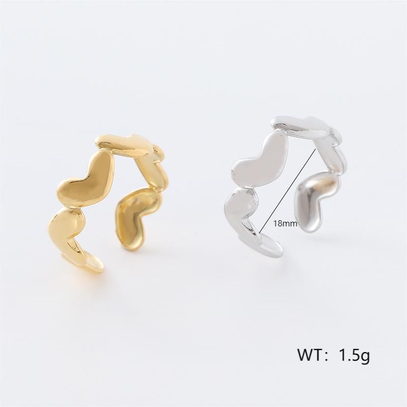 Retro Vintage Women Retro Vintage Geometric Stainless Steel Electroplating Rings