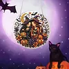 Two Witches 2D Flat DIY Diamond Painting Pendant Single-Sided Rhinestone