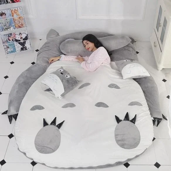 Kawaii Totoro Velvet Sleeping Mat Bed SP13314