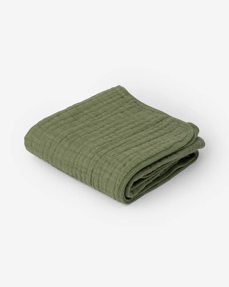 Original Cotton Muslin Quilt - Fern