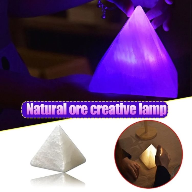 Pyramid Ore LED Induction Table Lamp - Appledas