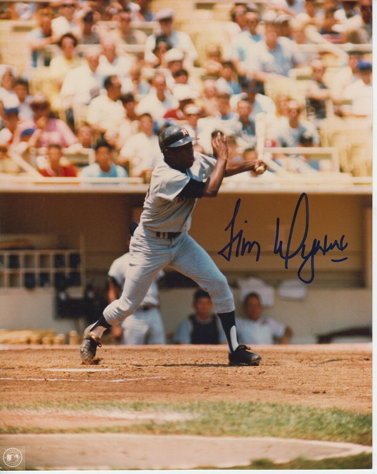 Jim Wynn #0 8x10 Signed Photo Poster painting w/ COA Houston Astros -