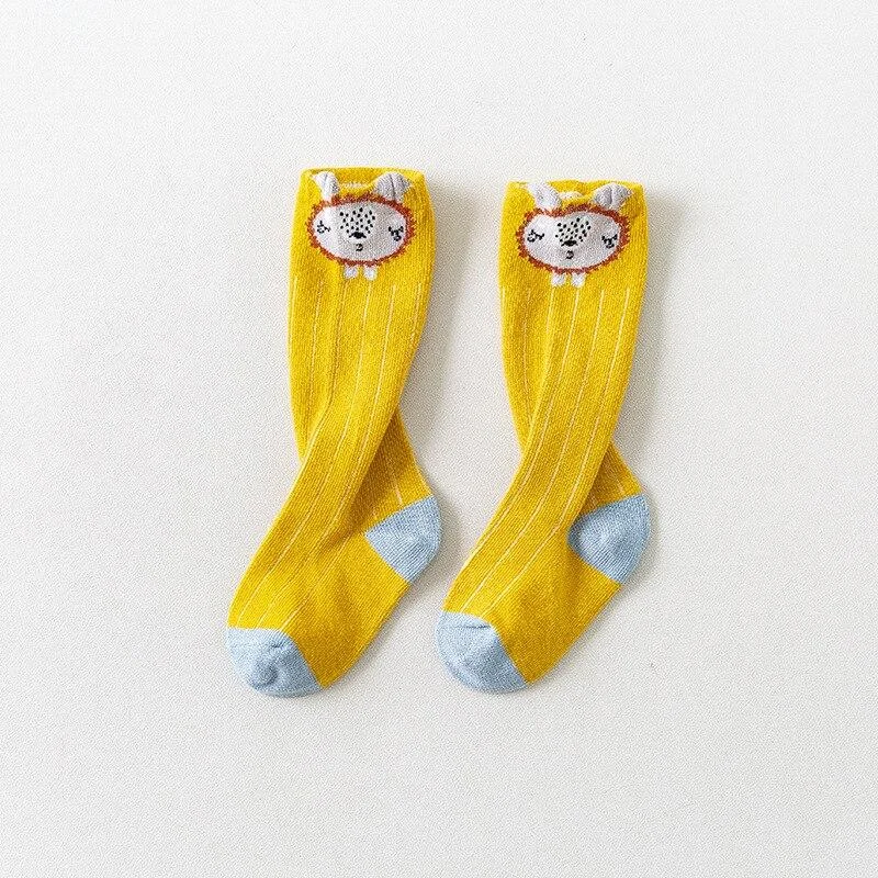 YWHUANSEN 0 to 2 Yrs Animal Baby Knee High Socks Spring Autumn Winter Newborn Leg Warmer For Girls Boys Infants Cotton Long Sock