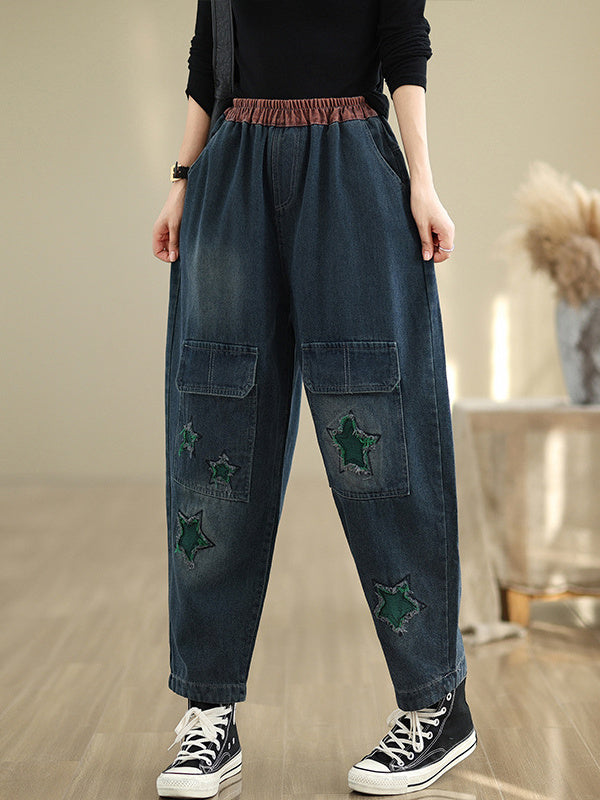 Women Half Sleeve V-neck Solid Color Dress