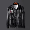 Men's cool fashion leather jacket