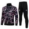 25/26 PSG black starry sky long zipper Training Jacket Set