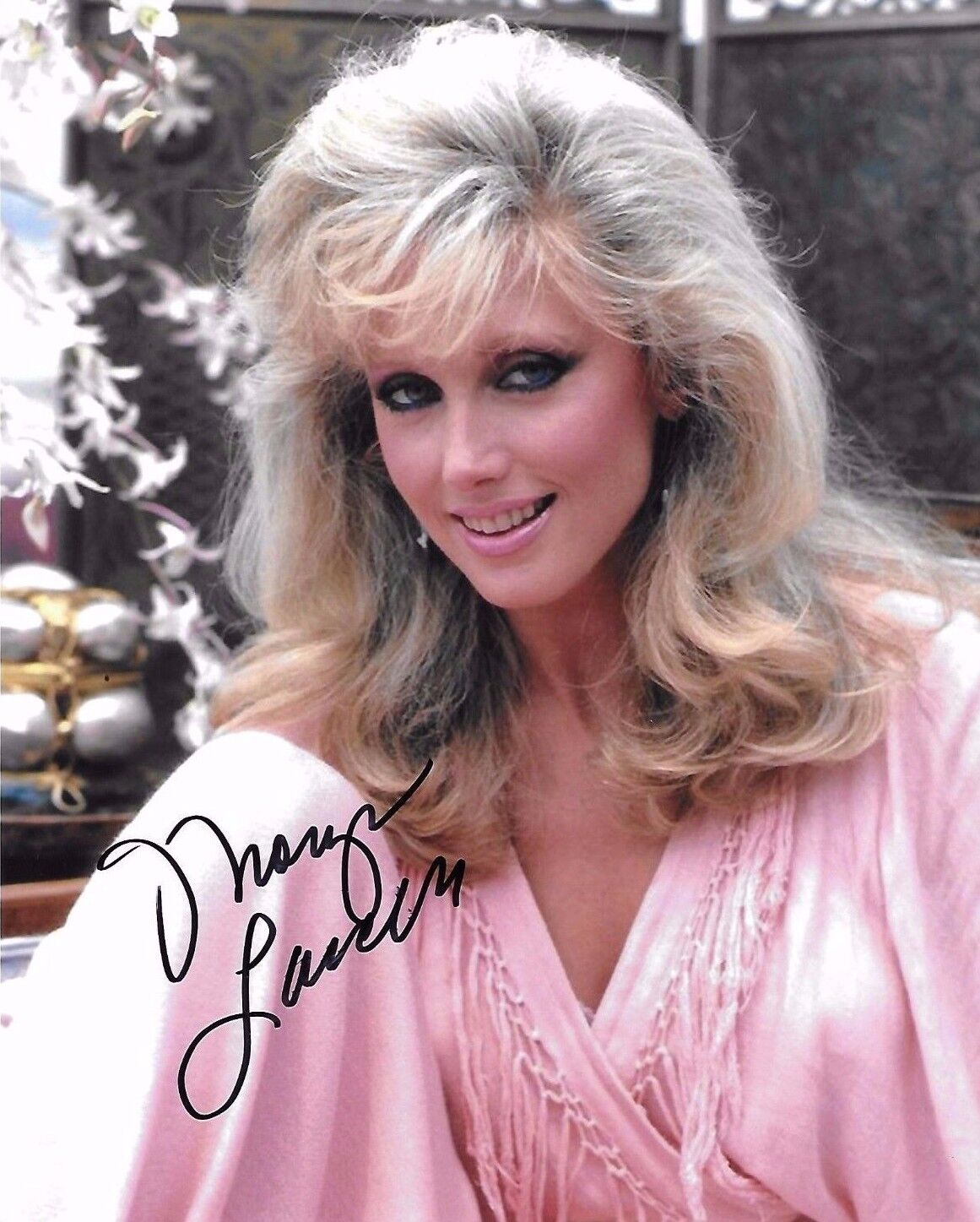 Morgan Fairchild Signed 8x10 Photo Poster painting - 80's Glamour Girl & Dallas Babe -SEXY! H276