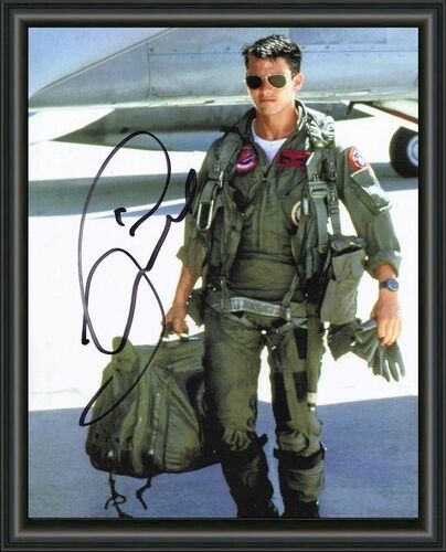 Tom Cruise - TOP GUN - A4 SIGNED AUTOGRAPHED Photo Poster painting POSTER  POST