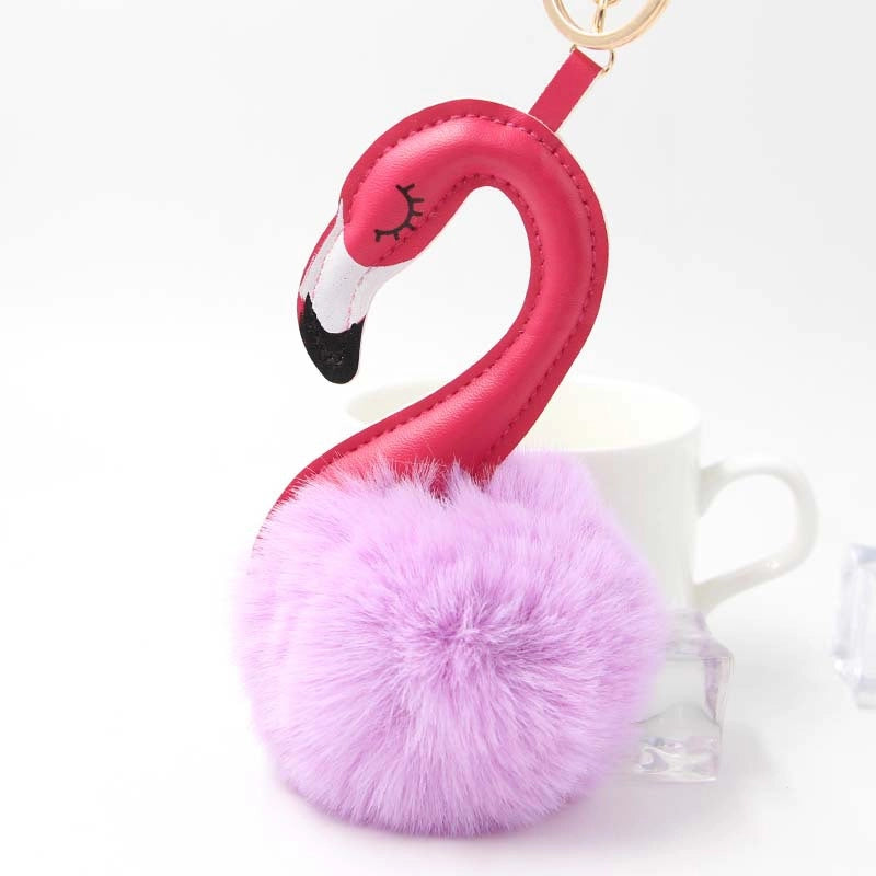 Plush Flamingo Bag Charms