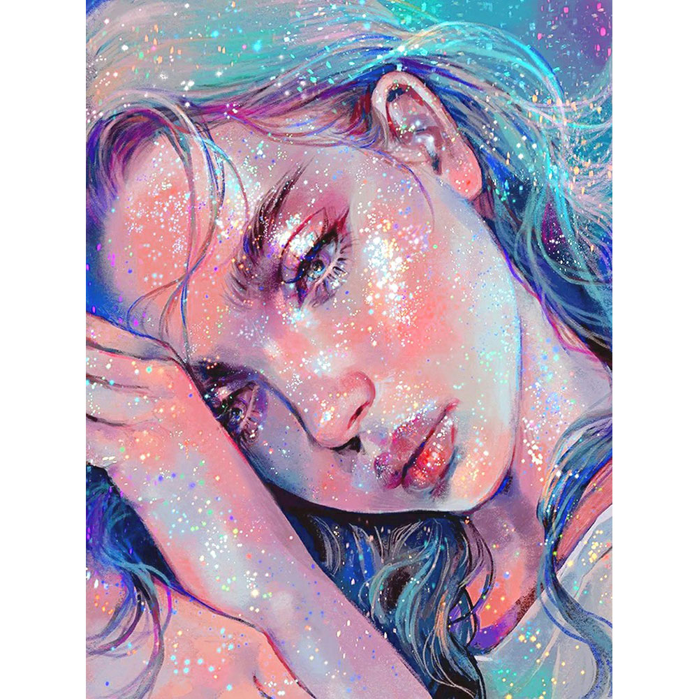 

Shiny Girl - Square Drill Diamond Painting - 40*50CM, 501 Original