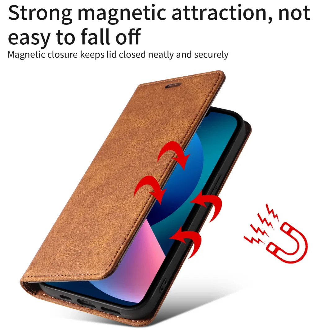 Suitable For iPhone 13/14 Series Clamshell Wrist Strap Phone Case