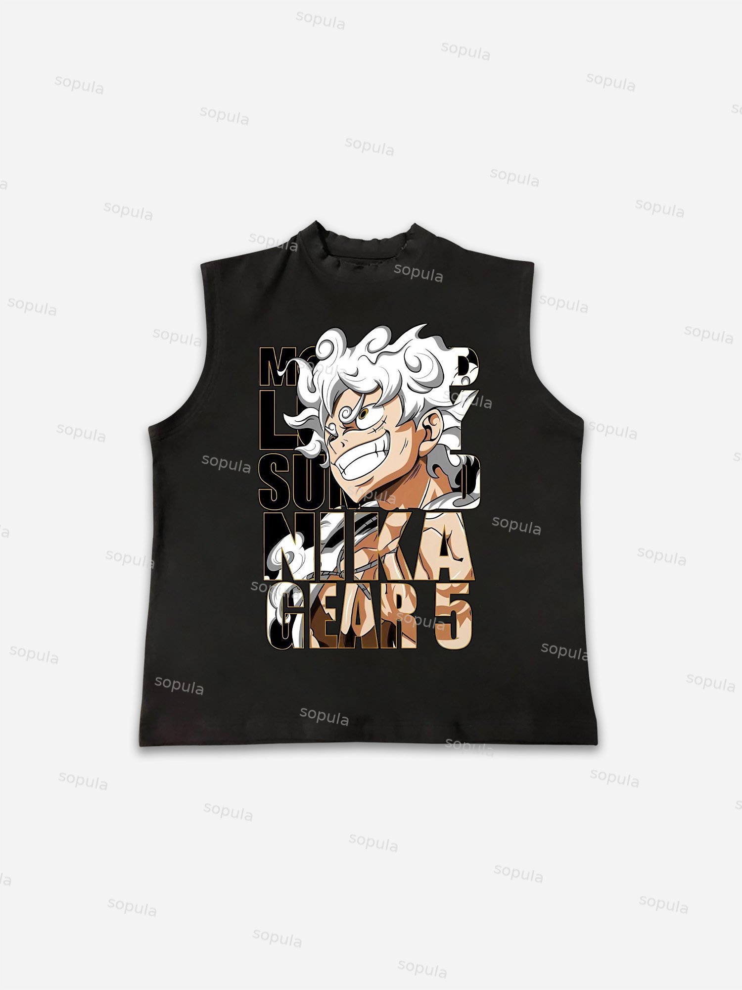 Men's Anime Characters Graphic Vests - SOPULA