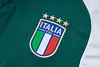 Joyfball 2026/2027 Kids Size Italy Half-Pull Training Suit green Soccer Shirt