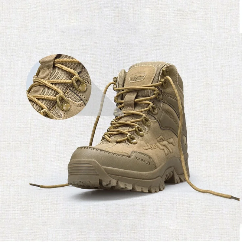 New Autumn Winter Military Boots Outdoor Male Hiking Boots Men Special Force Desert Tactical Combat Ankle Boots Men Work Boots