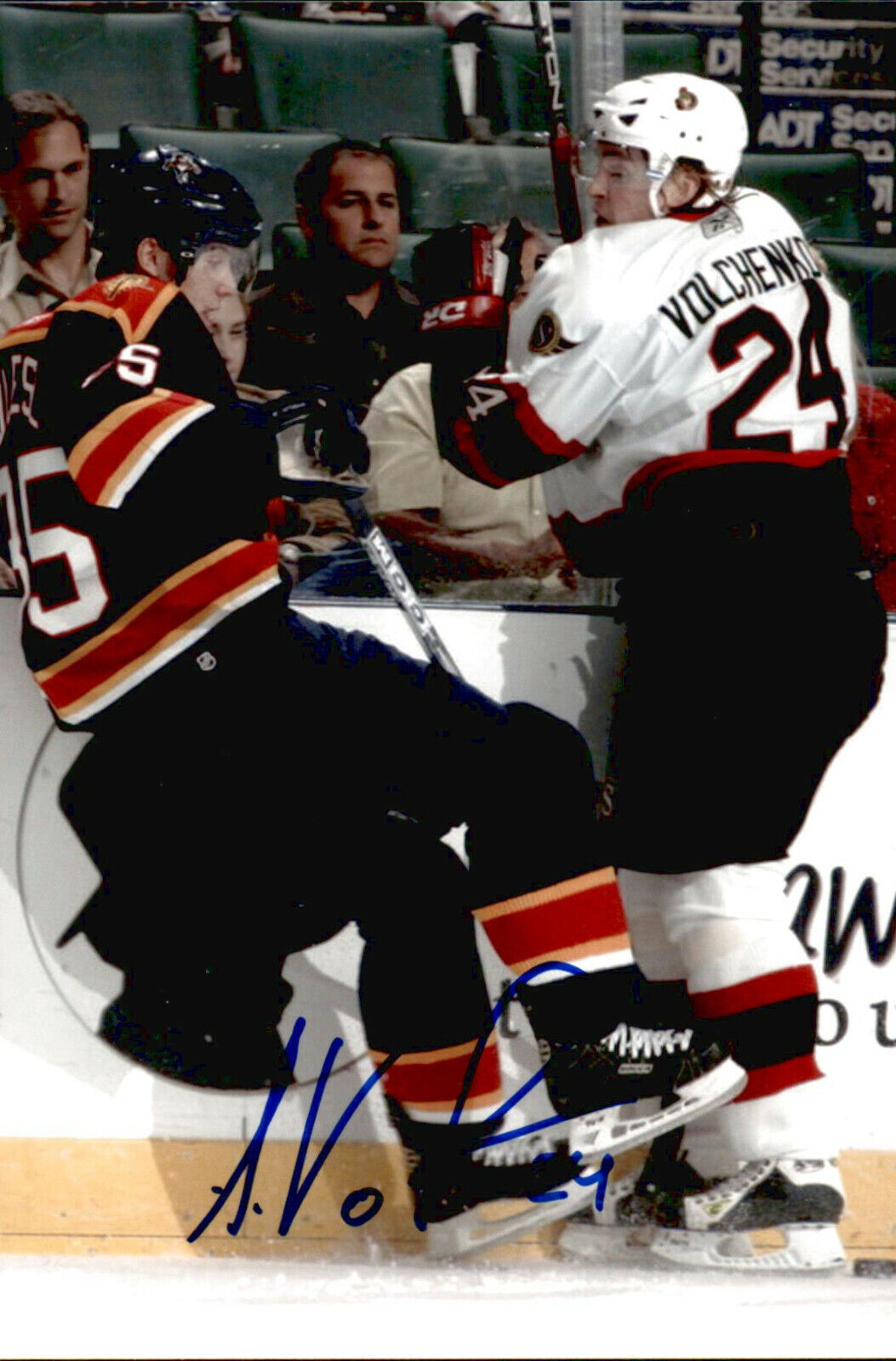 Anton Volchenkov SIGNED autographed 4x6 Photo Poster painting OTTAWA SENATORS #3