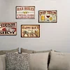4pcs - Beer - Vintage Metal Signs(8*12Inch/12*16Inch) - Bar