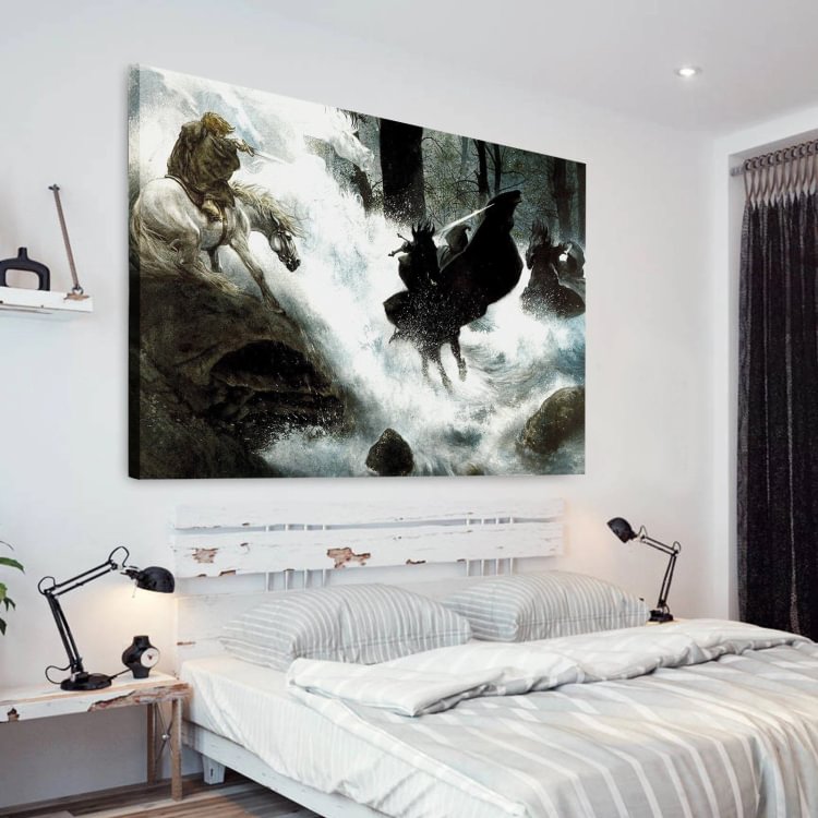 The Lord of The Rings Combat Canvas Wall Art CM varity-store