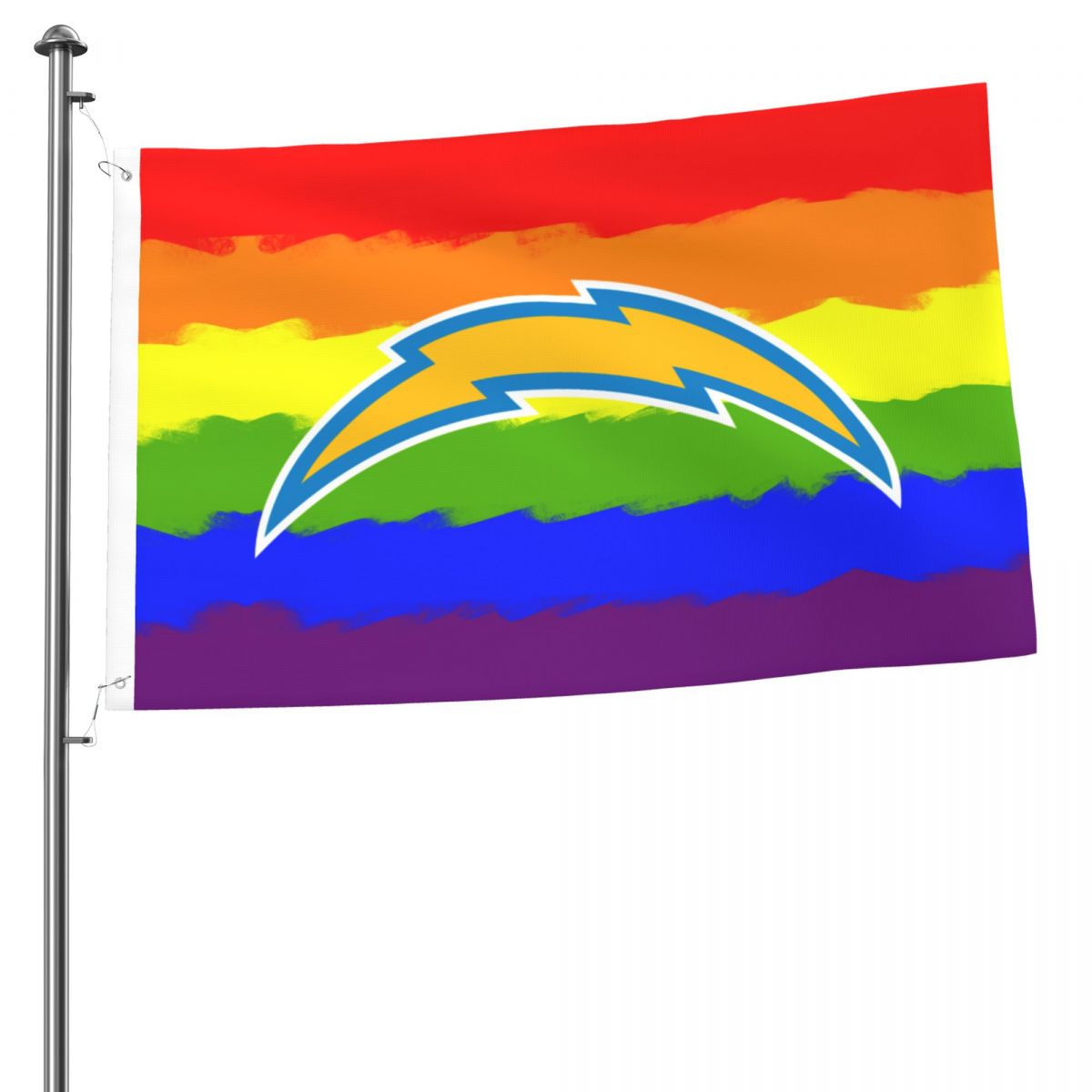Los Angeles Chargers Traditional Pride 2x3FT Flag