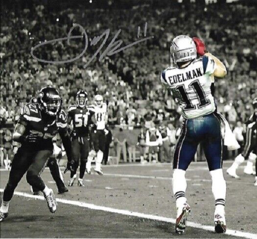 Julian Edelman Autographed Signed 8x10 Photo Poster painting ( Patriots ) REPRINT