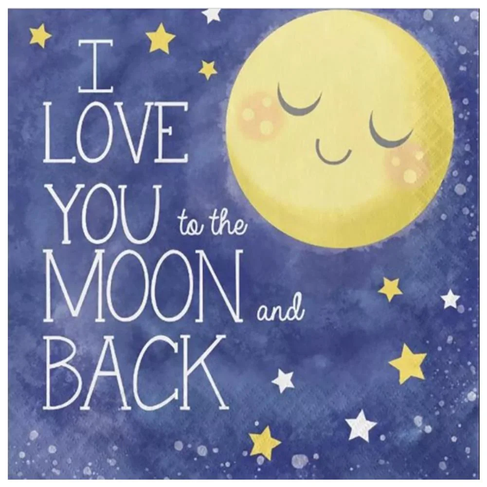 Full Round Diamond Painting I Love You to the Moon and Back (30*30cm)