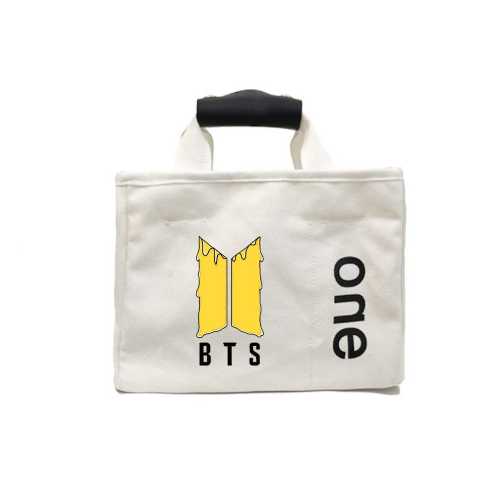 방탄소년단 Butter Album LOGO Portable Canvas Bag