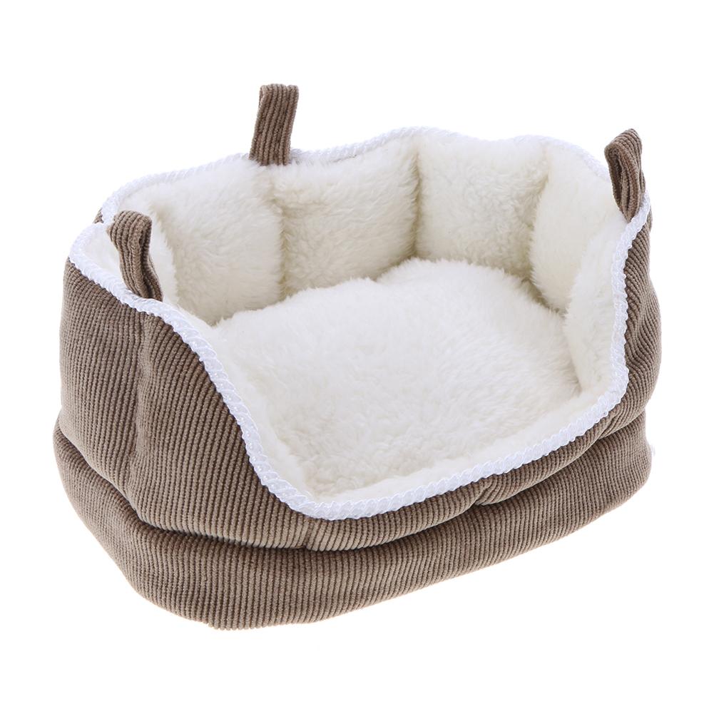 

Animal Winter Warm Bed House Washable Hamster Squirrel Nest Sofa, Coffee, 501 Original