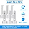 12 Pack Pool Joint Pin with Rubber Seals Kit Long Pool Pin for Above Ground Pool