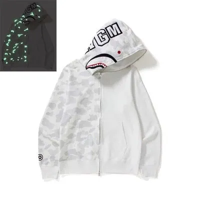 JESSIC Camouflage Classic Sweater Thin Zipper Hoodie Couple Sweater Zip Hoodie Women Jacket Coat 2021 New