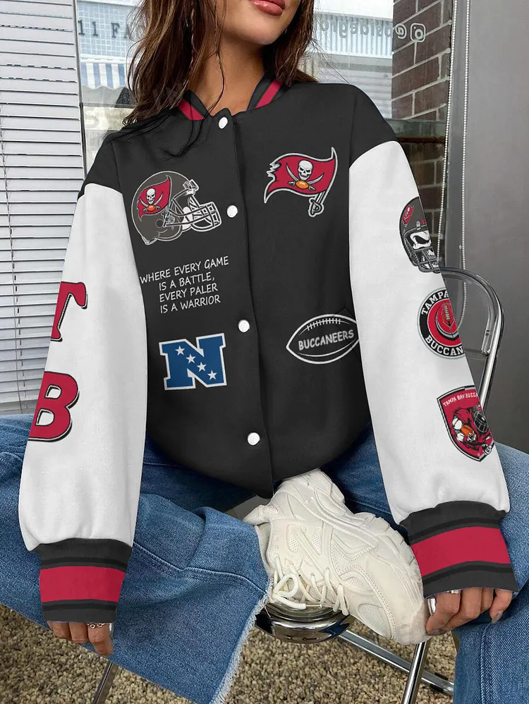 Tampa Bay Buccaneers  National Football League 2024 Make Your Mark Unisex Varsity Jacket