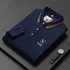 Business Loose Embroidered Polo Shirt
