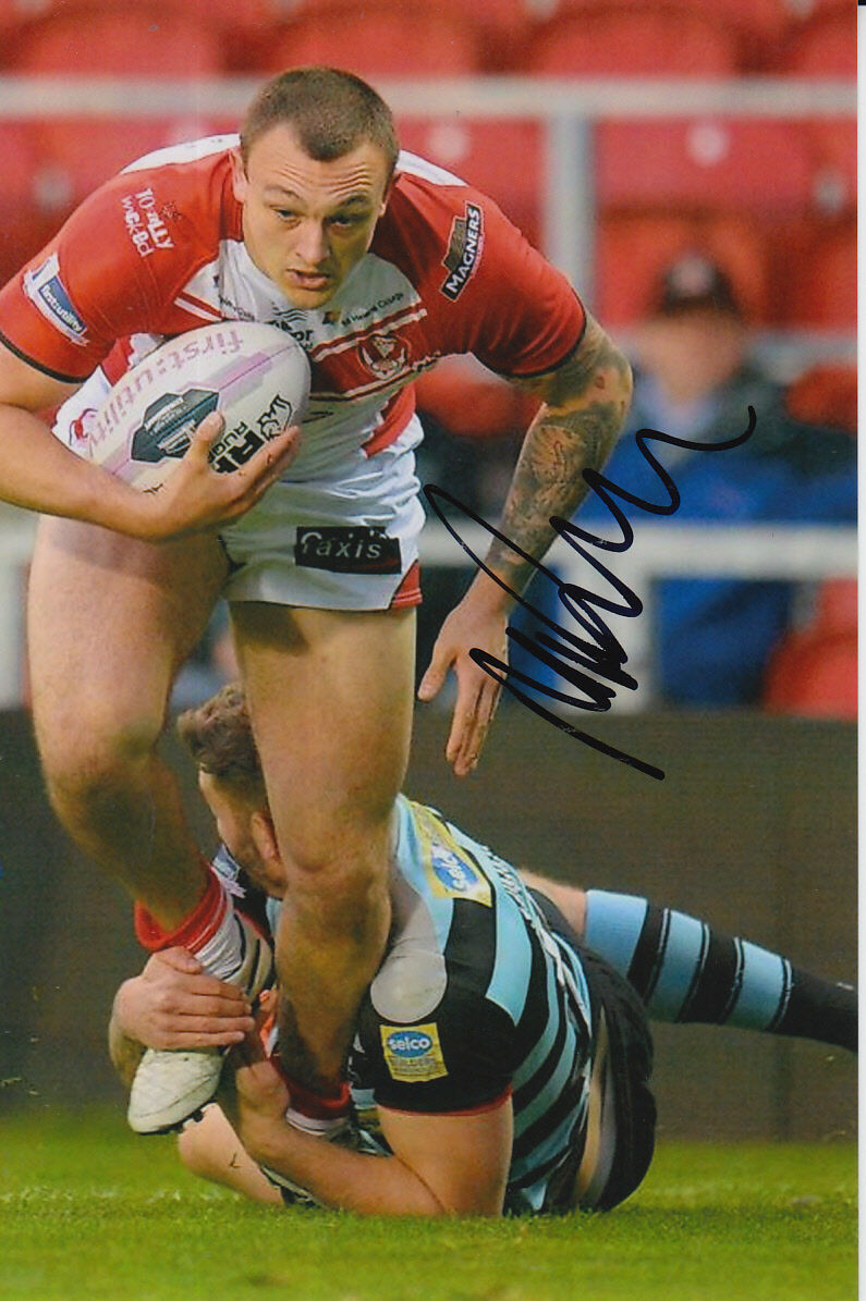 ST HELENS HAND SIGNED MATTY DAWSON 6X4 Photo Poster painting 5.