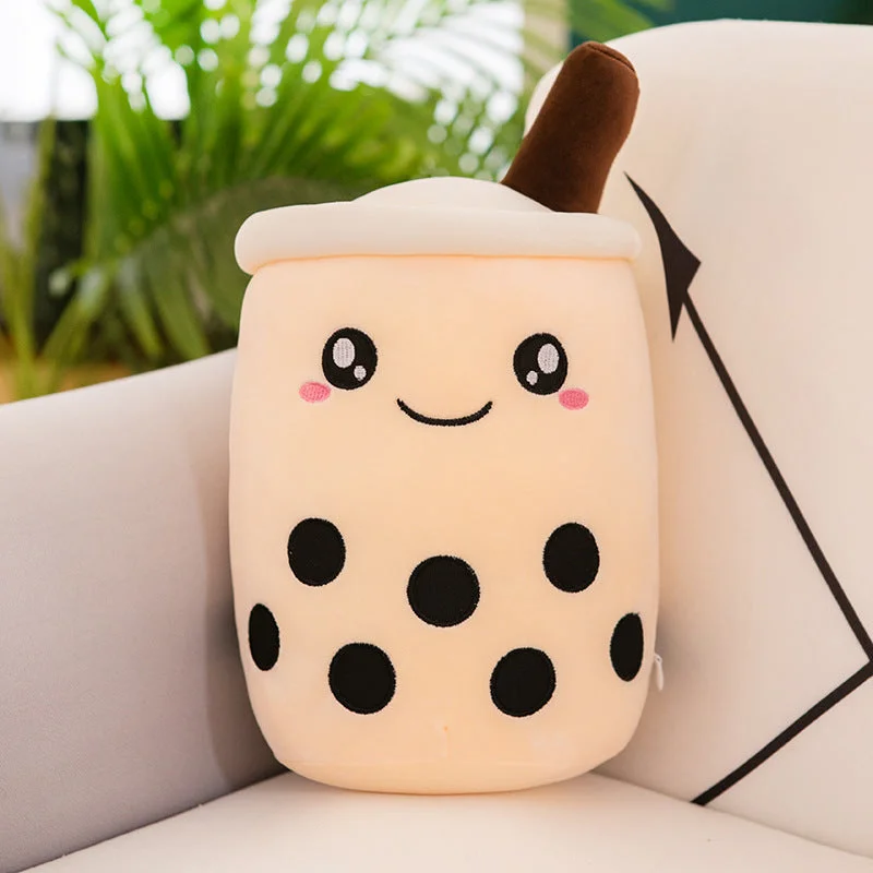 Cuteeeshop Bubble Tea Marshmallow Plushies Cute Vintage Boba Tea Plushies Kawaii Family Perfect Gift