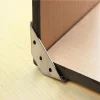 Support d'angle de meuble triangulaire universel en acier inoxydable