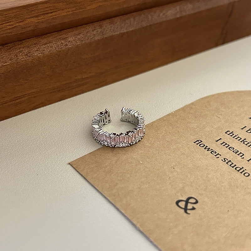 Minimalist Geometric Copper Plating Women’s Open Rings