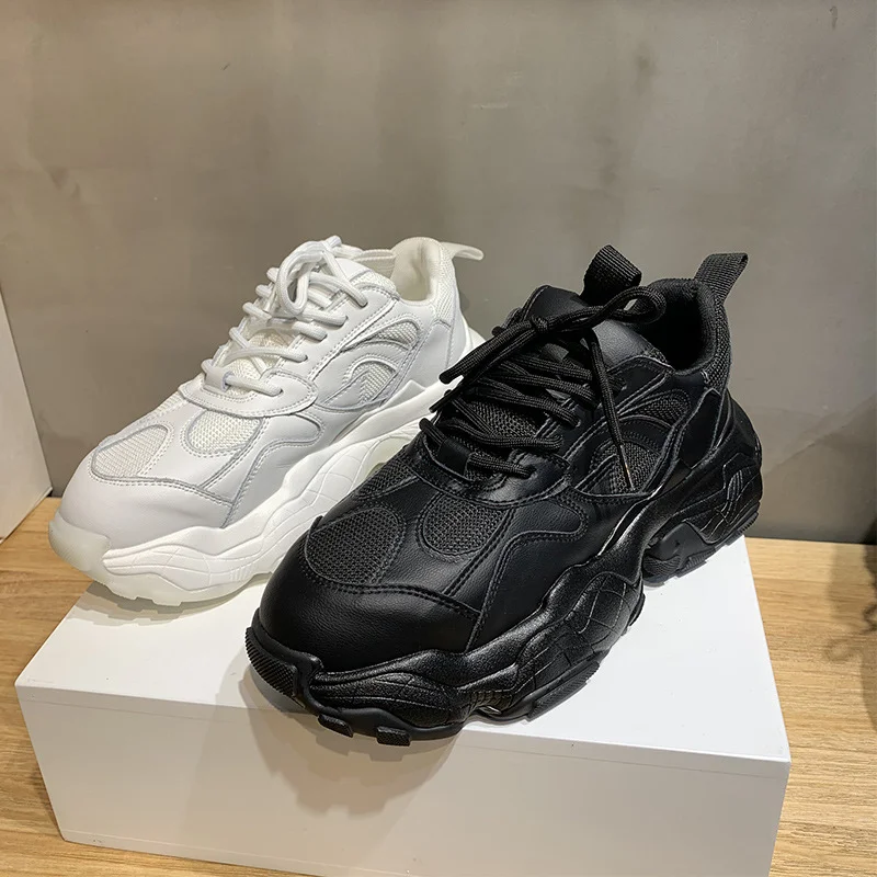 Churchf Churchf Sports Shoes Women 2024 Spring New Running Shoes Platform Dad Shoes Women Good Quality Small White Shoes Women