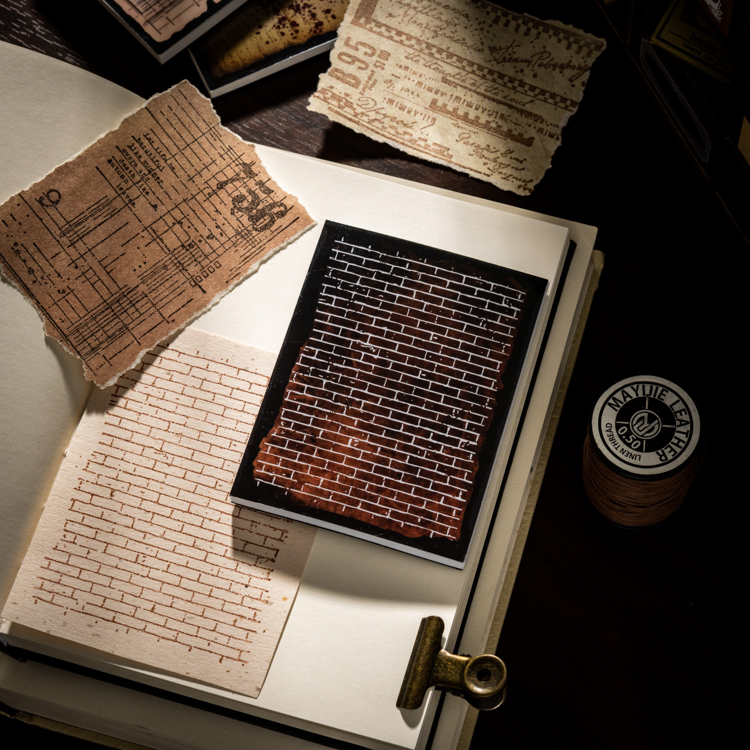 스펀지 스탬프 - 트레이스 시리즈 빈티지 필름 월