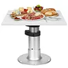 [US Local Warehouse] Pneumatic Table Leg Base Detachable 3-Level Adjustable Aluminum Alloy Table Base
