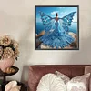 Engelsfl&uuml;gel M&auml;dchen - speziell geformtes Diamond Painting - 30*30cm