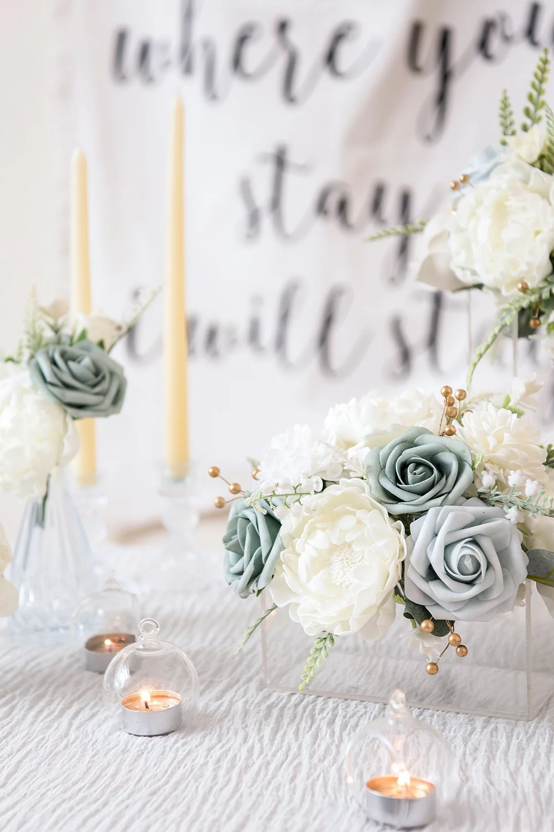 4" Foam Blooming Peony with Stem - 8 Colors